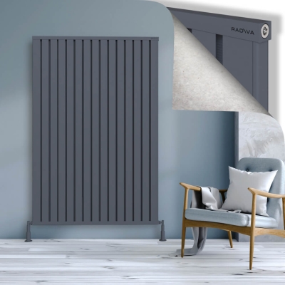 Radiva - OBI Dekoratif Alüminyum Radyatör 1800x1204 Antrasit (1)