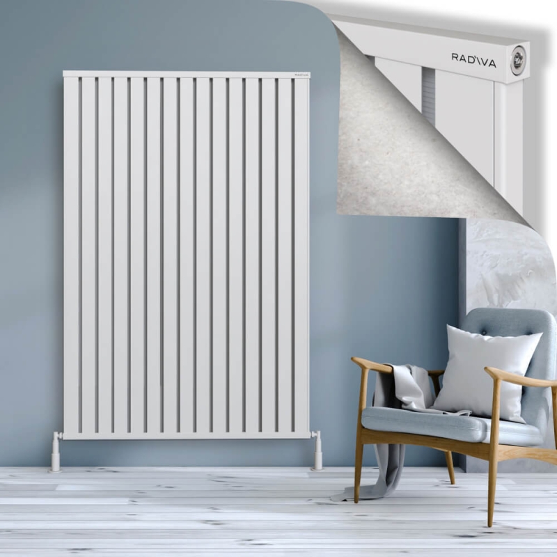 OBI Dekoratif Alüminyum Radyatör 1800x1204 Beyaz - 2OBI18001204B1TS