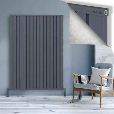 Radiva - OBI Dekoratif Alüminyum Radyatör 1800x1284 Antrasit