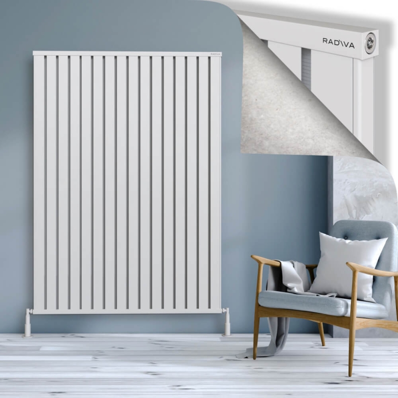 OBI Dekoratif Alüminyum Radyatör 1800x1284 Beyaz - 2OBI18001284B1TS