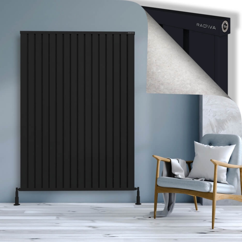 OBI Dekoratif Alüminyum Radyatör 1800x1284 Siyah - 2OBI18001284B3TS