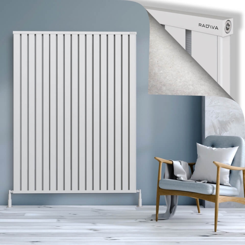 OBI Dekoratif Alüminyum Radyatör 1800x1364 Beyaz - 2OBI18001364B1TS