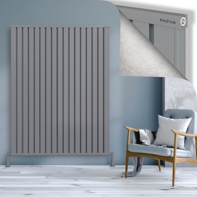 Radiva - OBI Dekoratif Alüminyum Radyatör 1800x1364 Gri