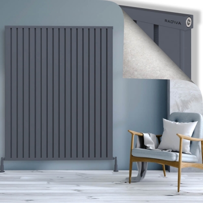 Radiva - OBI Dekoratif Alüminyum Radyatör 1800x1444 Antrasit