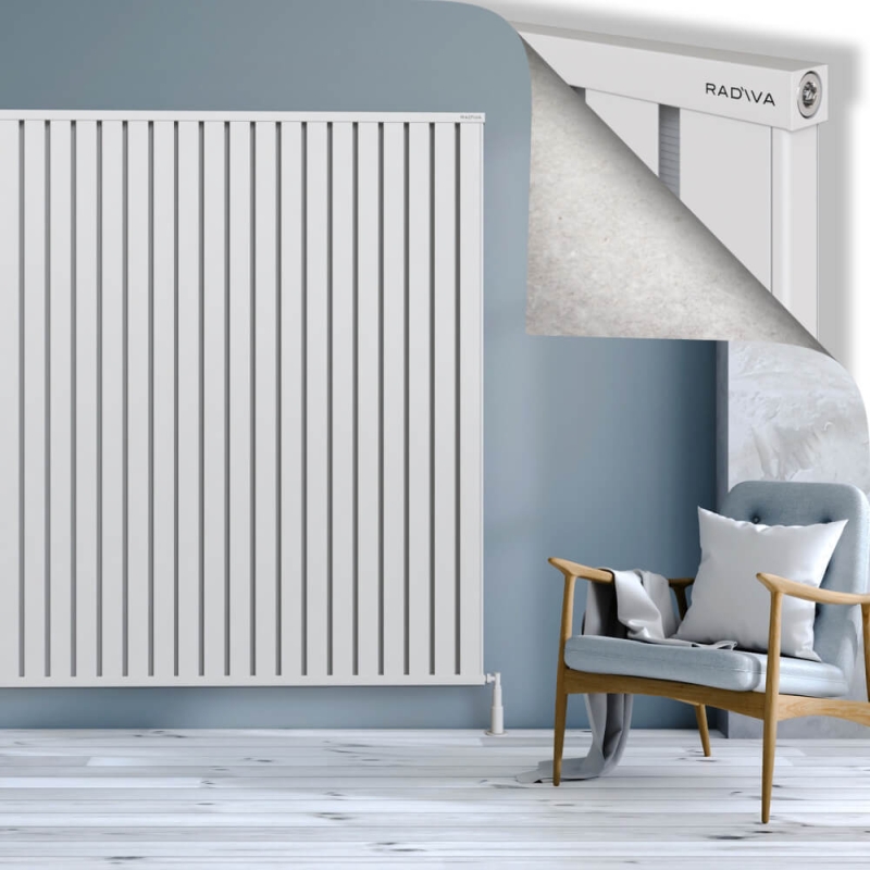 OBI Dekoratif Alüminyum Radyatör 1800x1604 Beyaz - 2OBI18001604B1TS