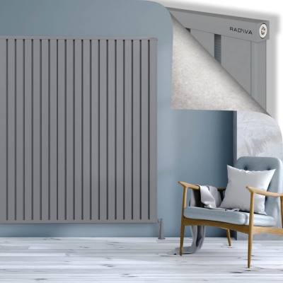 Radiva - OBI Dekoratif Alüminyum Radyatör 1800x2484 Gri (1)