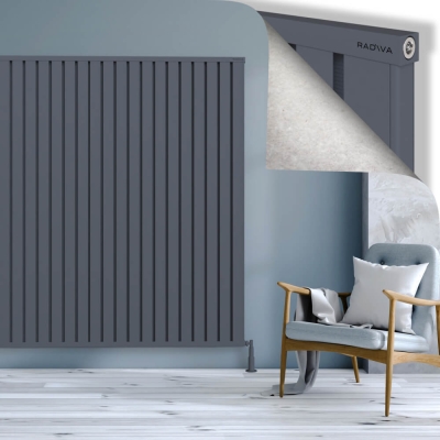 Radiva - OBI Dekoratif Alüminyum Radyatör 1800x2804 Antrasit