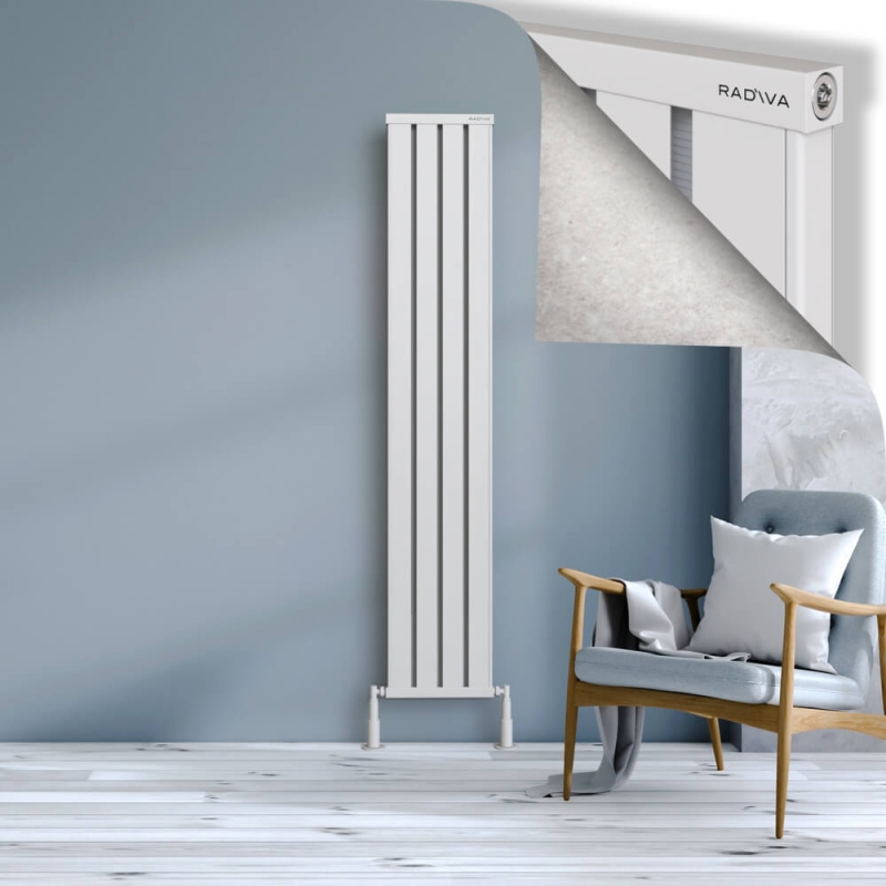 OBI Dekoratif Alüminyum Radyatör 1800x324 Beyaz - 2OBI18000324B1TS