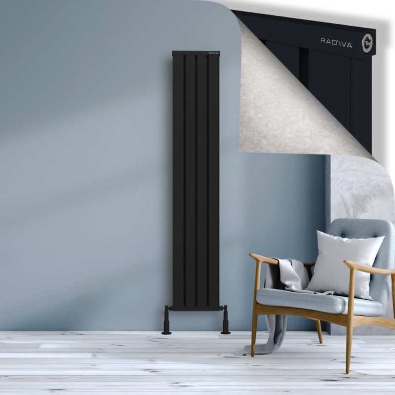 OBI Dekoratif Alüminyum Radyatör 1800x324 Siyah - 2OBI18000324B3TS