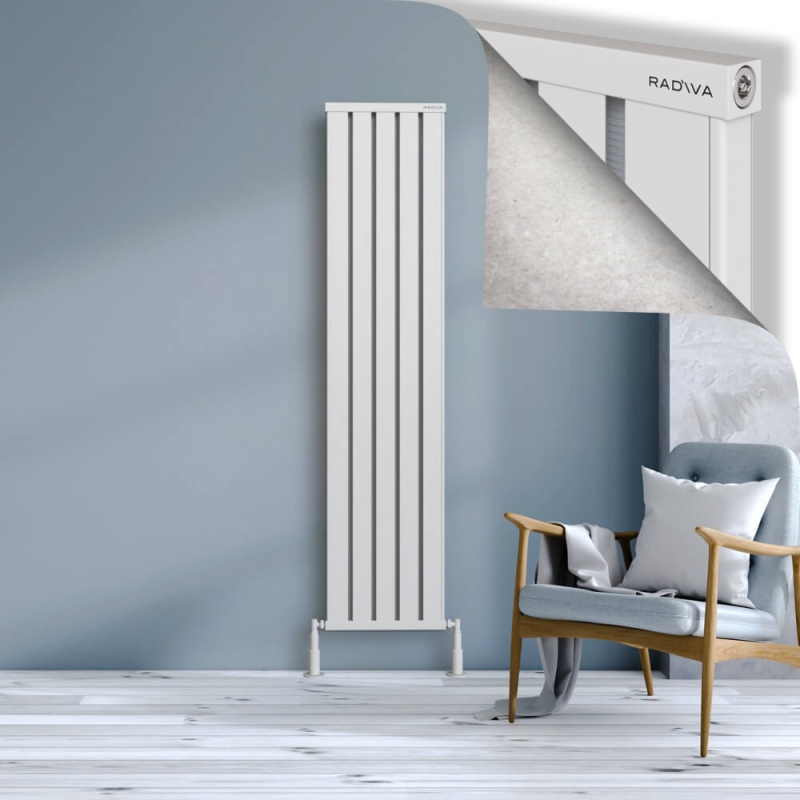 OBI Dekoratif Alüminyum Radyatör 1800x404 Beyaz - 2OBI18000404B1TS