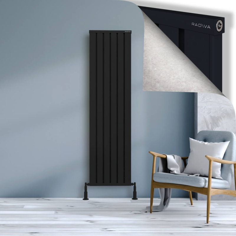 OBI Dekoratif Alüminyum Radyatör 1800x484 Siyah - 2OBI18000484B3TS