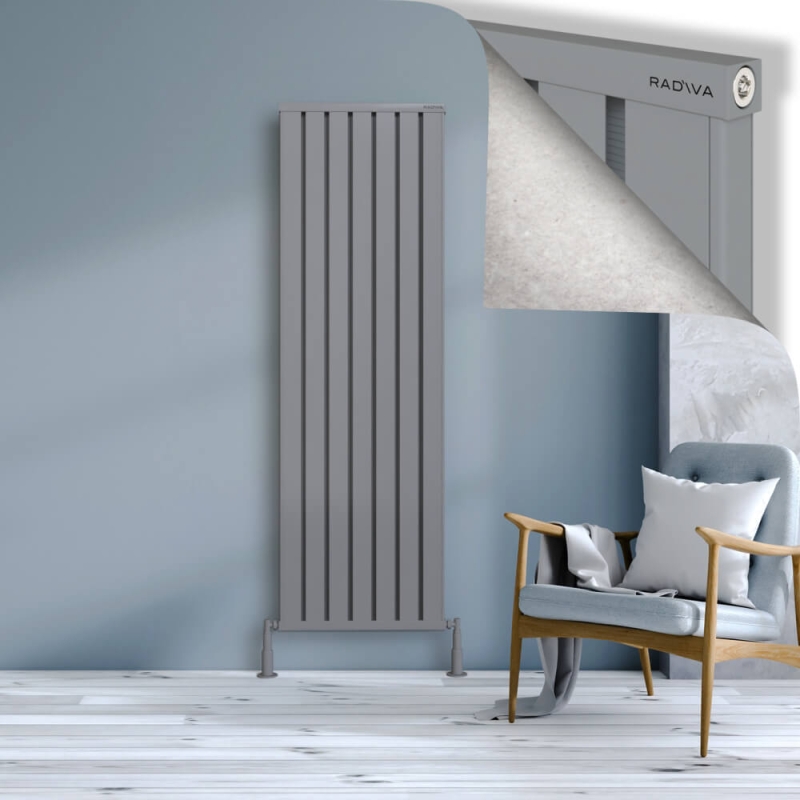 OBI Dekoratif Alüminyum Radyatör 1800x564 Gri - 2OBI18000564BLTS