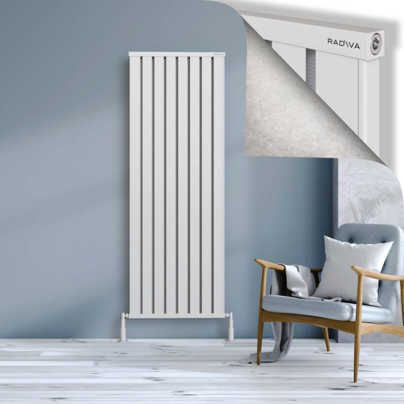 OBI Dekoratif Alüminyum Radyatör 1800x644 Beyaz - 2OBI18000644B1TS