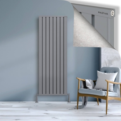 Radiva - OBI Dekoratif Alüminyum Radyatör 1800x644 Gri (1)