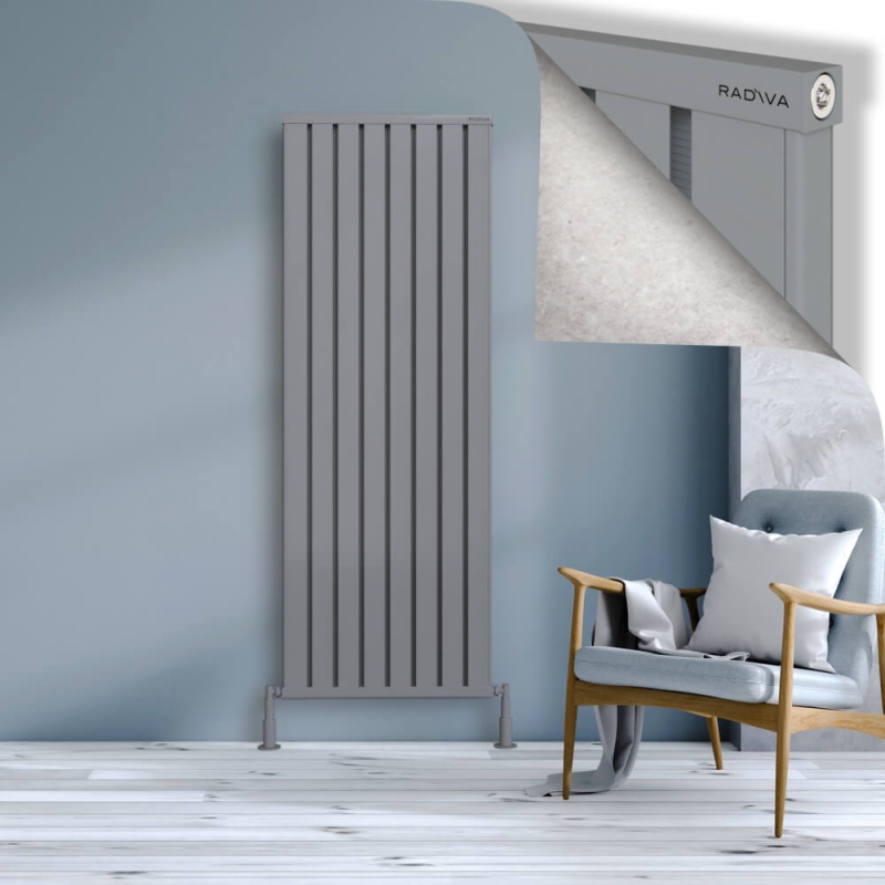 OBI Dekoratif Alüminyum Radyatör 1800x644 Gri - 2OBI18000644BLTS