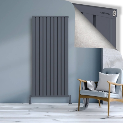 Radiva - OBI Dekoratif Alüminyum Radyatör 1800x804 Antrasit (1)