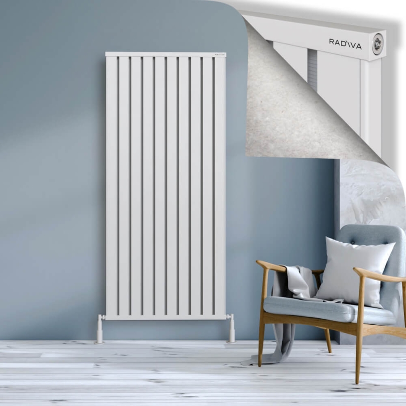 OBI Dekoratif Alüminyum Radyatör 1800x804 Beyaz - 2OBI18000804B1TS