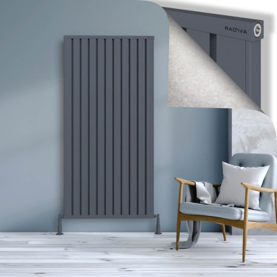 Radiva - OBI Dekoratif Alüminyum Radyatör 1800x884 Antrasit