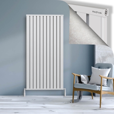 Radiva - OBI Dekoratif Alüminyum Radyatör 1800x884 Beyaz