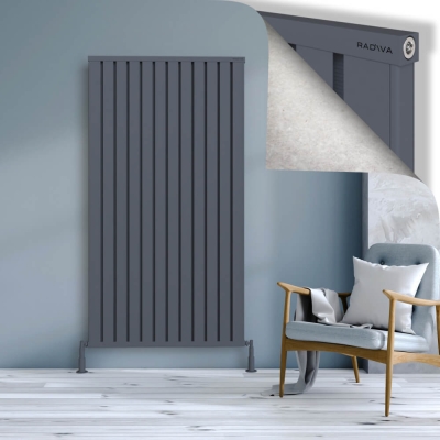 Radiva - OBI Dekoratif Alüminyum Radyatör 1800x964 Antrasit (1)