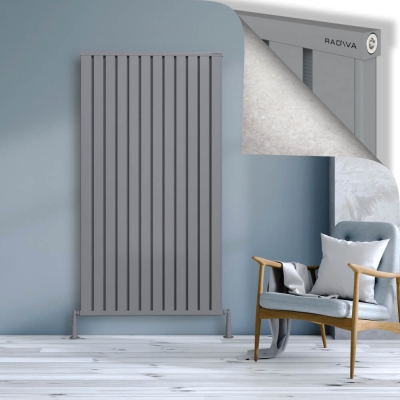Radiva - OBI Dekoratif Alüminyum Radyatör 1800x964 Gri