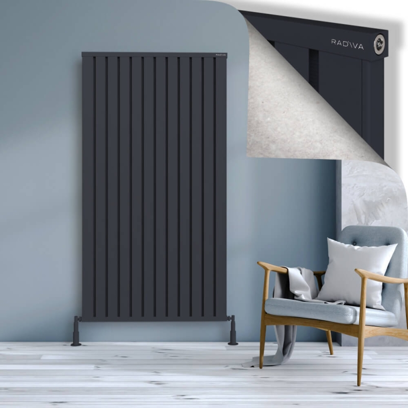 OBI Dekoratif Alüminyum Radyatör 1800x964 Koyu Antrasit - 2OBI18000964B6TS