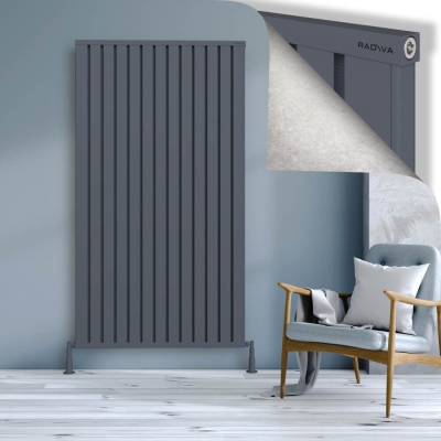 Radiva - OBI Dekoratif Alüminyum Radyatör 1900x1044 Antrasit