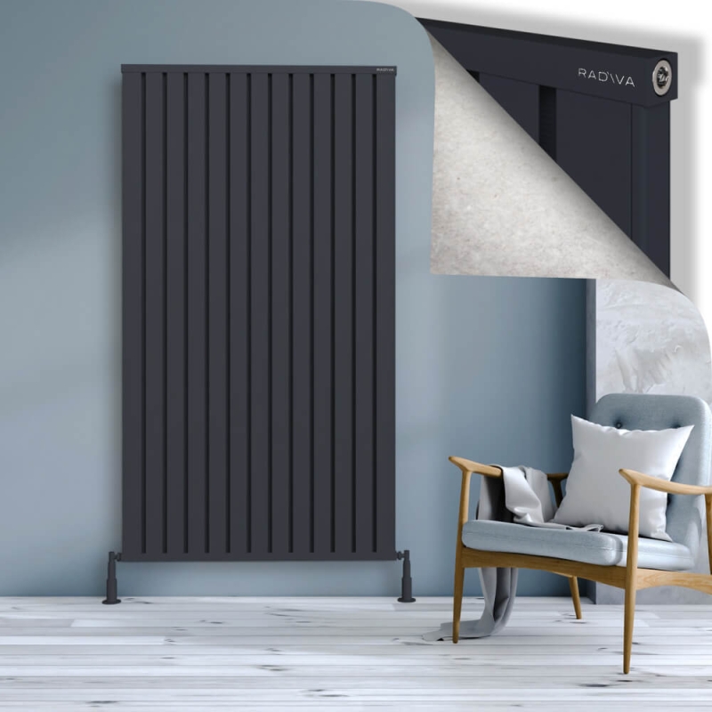 OBI Dekoratif Alüminyum Radyatör 1900x1044 Koyu Antrasit - 2OBI19001044B6TS