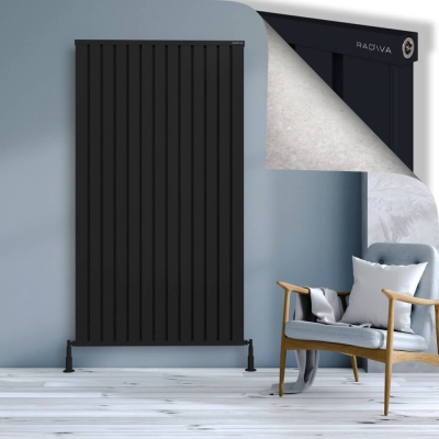 Radiva - OBI Dekoratif Alüminyum Radyatör 1900x1044 Siyah (1)