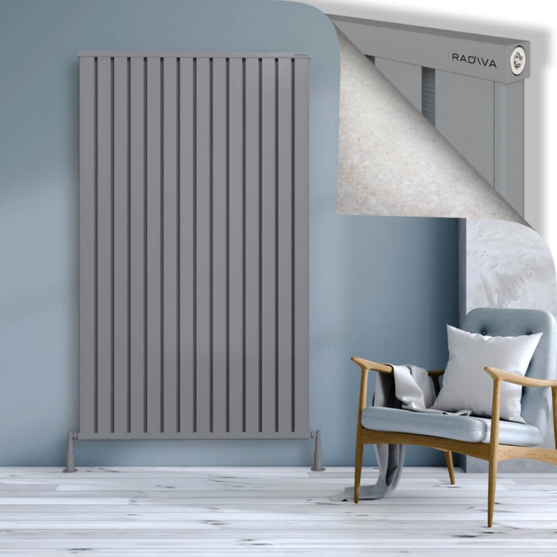 OBI Dekoratif Alüminyum Radyatör 1900x1124 Gri - 2OBI19001124BLTS