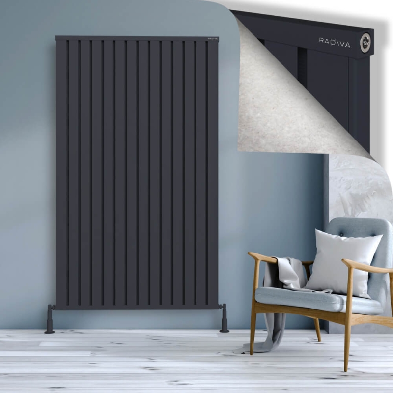 OBI Dekoratif Alüminyum Radyatör 1900x1124 Koyu Antrasit - 2OBI19001124B6TS