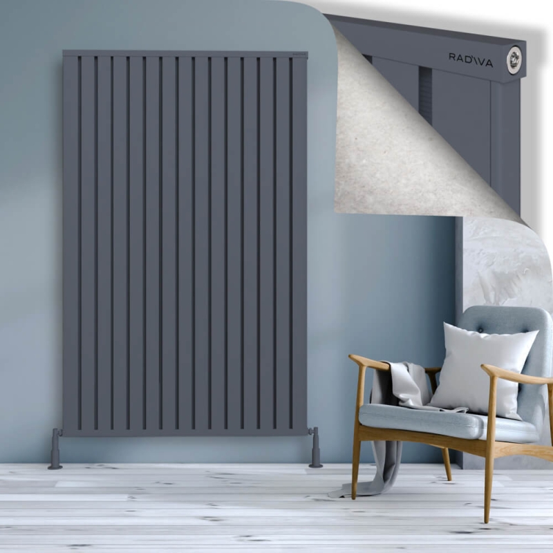 OBI Dekoratif Alüminyum Radyatör 1900x1204 Antrasit - 2OBI19001204B2TS