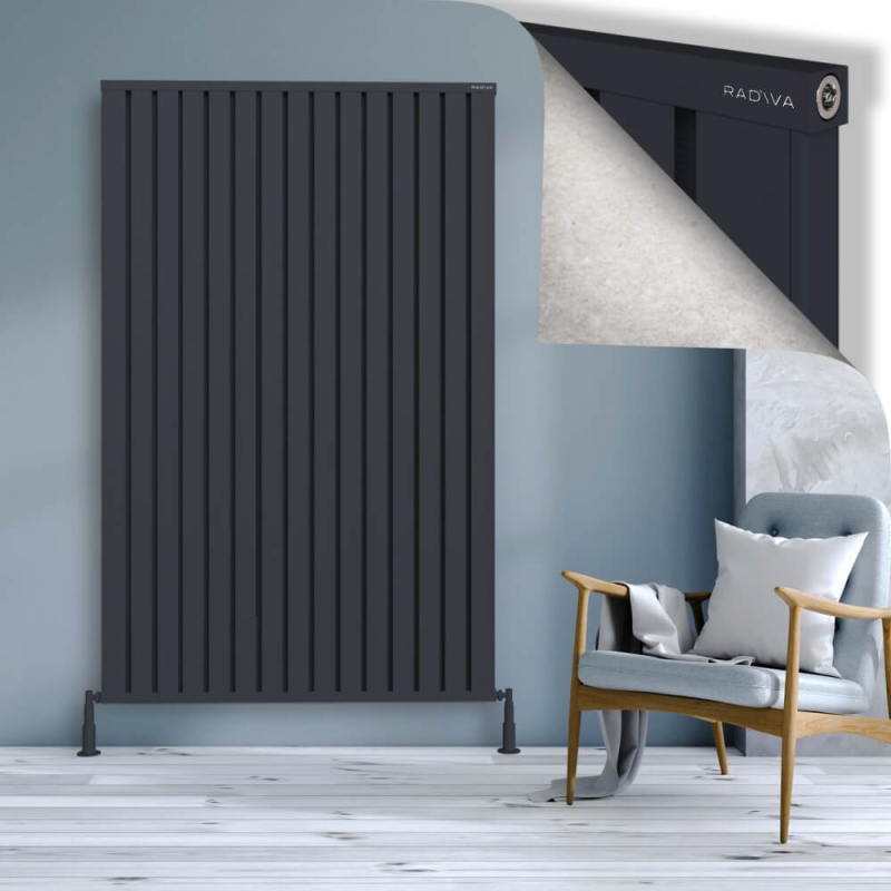 OBI Dekoratif Alüminyum Radyatör 1900x1204 Koyu Antrasit - 2OBI19001204B6TS