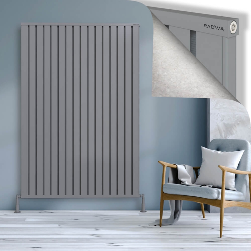 OBI Dekoratif Alüminyum Radyatör 1900x1284 Gri - 2OBI19001284BLTS