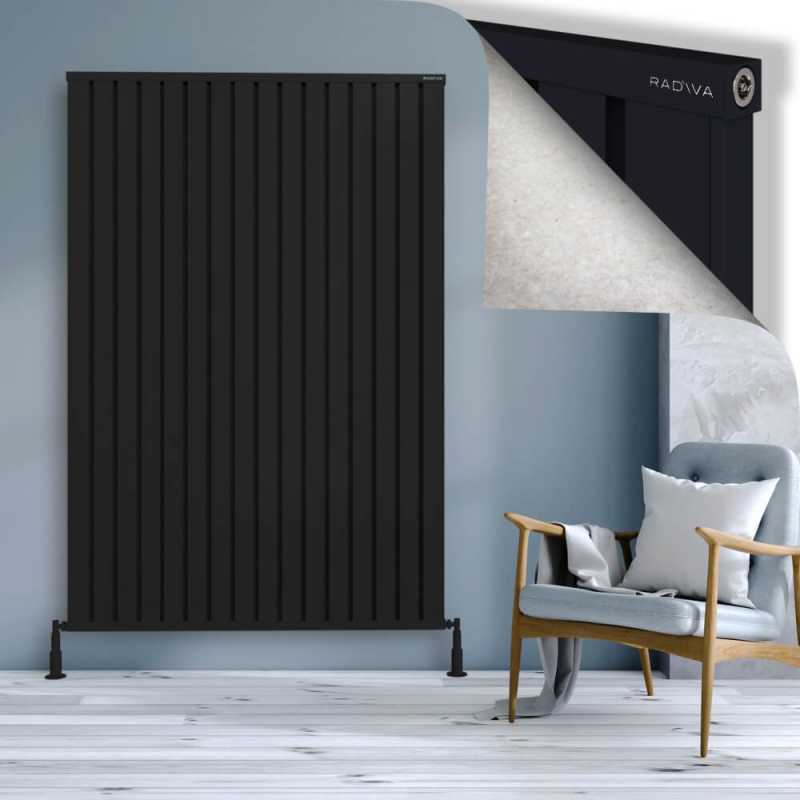 OBI Dekoratif Alüminyum Radyatör 1900x1284 Siyah - 2OBI19001284B3TS