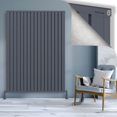 Radiva - OBI Dekoratif Alüminyum Radyatör 1900x1364 Antrasit