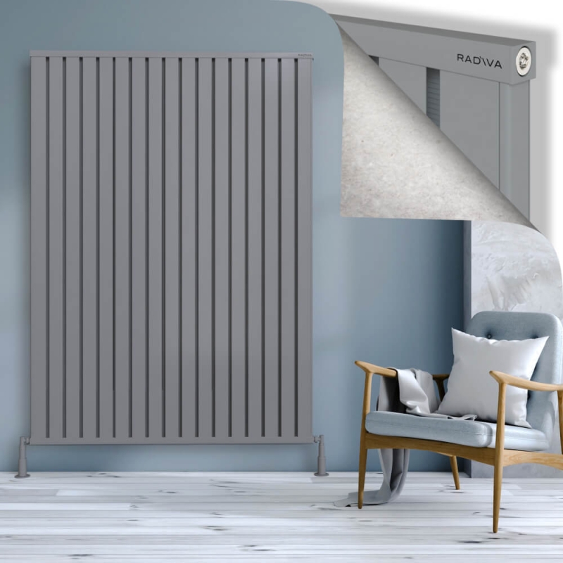 OBI Dekoratif Alüminyum Radyatör 1900x1364 Gri - 2OBI19001364BLTS