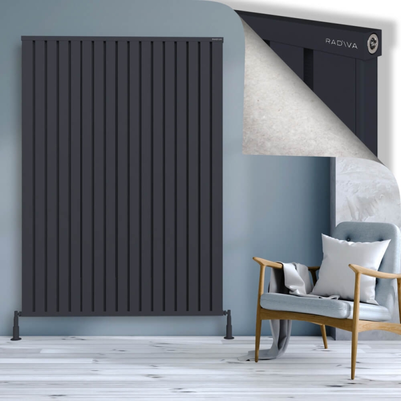 OBI Dekoratif Alüminyum Radyatör 1900x1364 Koyu Antrasit - 2OBI19001364B6TS