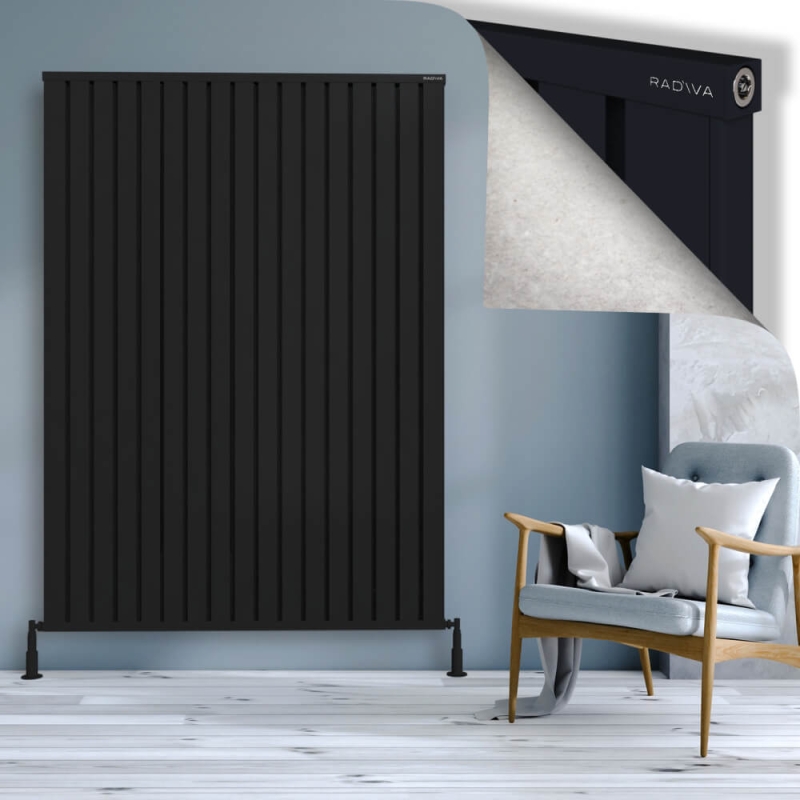 OBI Dekoratif Alüminyum Radyatör 1900x1364 Siyah - 2OBI19001364B3TS