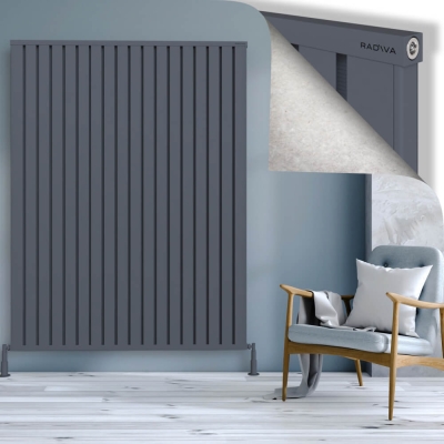 Radiva - OBI Dekoratif Alüminyum Radyatör 1900x1444 Antrasit (1)