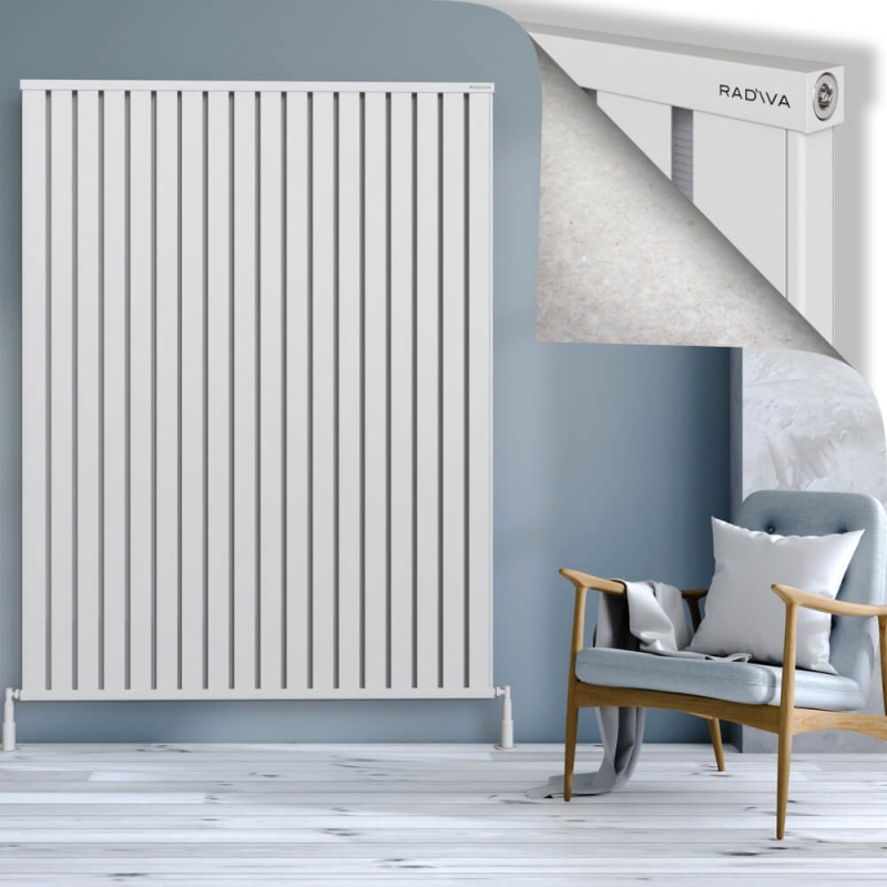 OBI Dekoratif Alüminyum Radyatör 1900x1444 Beyaz - 2OBI19001444B1TS