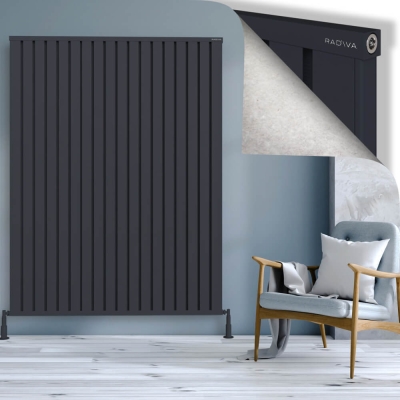Radiva - OBI Dekoratif Alüminyum Radyatör 1900x1444 Koyu Antrasit (1)