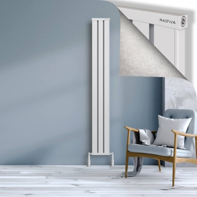Radiva - OBI Dekoratif Alüminyum Radyatör 1900x244 Beyaz (1)
