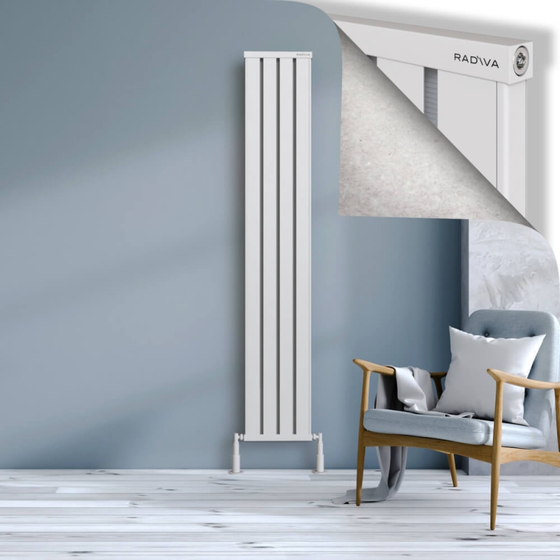 OBI Dekoratif Alüminyum Radyatör 1900x324 Beyaz - 2OBI19000324B1TS