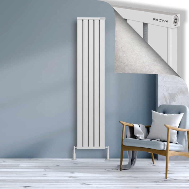 OBI Dekoratif Alüminyum Radyatör 1900x404 Beyaz - 2OBI19000404B1TS