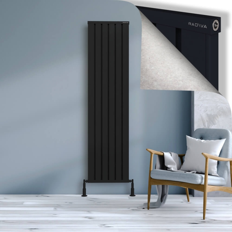 OBI Dekoratif Alüminyum Radyatör 1900x484 Siyah - 2OBI19000484B3TS