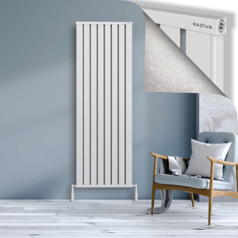 OBI Dekoratif Alüminyum Radyatör 1900x644 Beyaz - 2OBI19000644B1TS