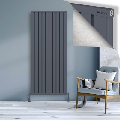 Radiva - OBI Dekoratif Alüminyum Radyatör 1900x804 Antrasit (1)