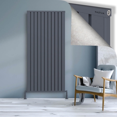 Radiva - OBI Dekoratif Alüminyum Radyatör 1900x884 Antrasit