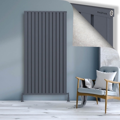 Radiva - OBI Dekoratif Alüminyum Radyatör 1900x964 Antrasit